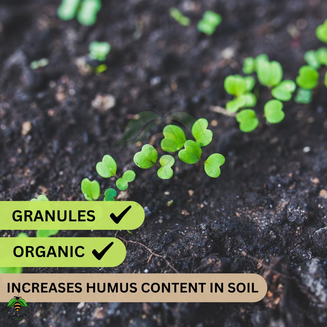 Humic Granules, Plants, Garden, Organic soil Conditioner, Humus, Manure, Granules of Humate, Plant Growth, 2% Humic Minimum, Roots Development, Clay Coated Humic