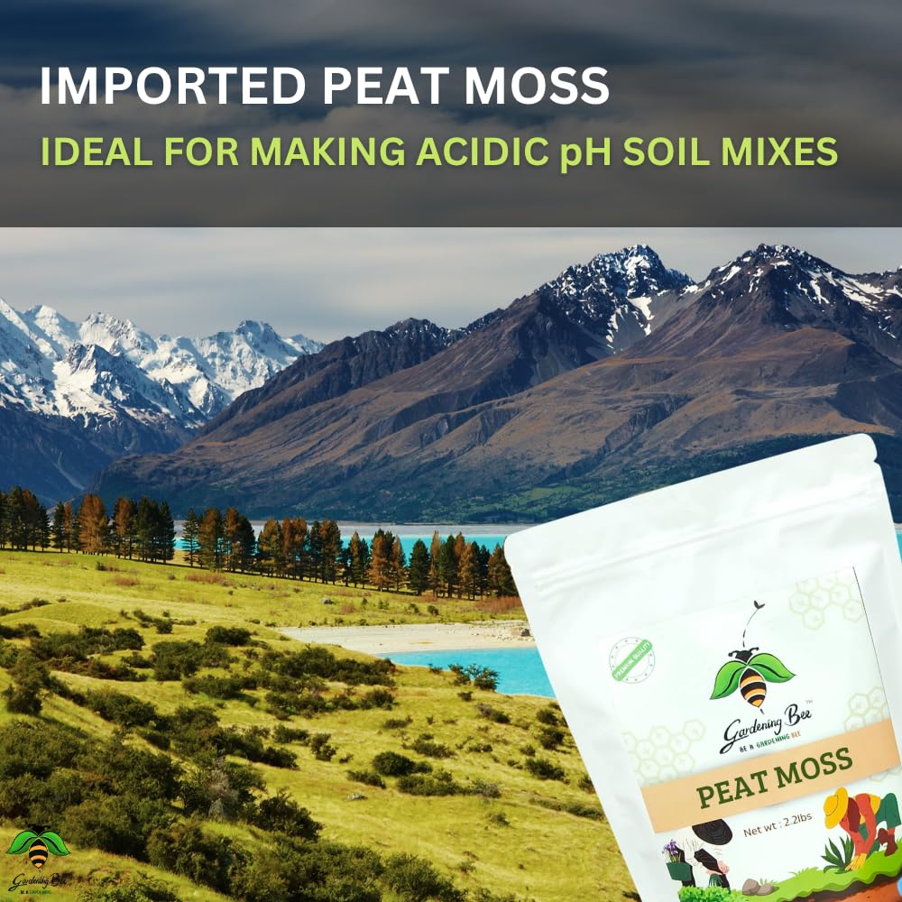 Sphagnum Peat Moss, 3.5-4.5 PH, Seedling Starter, Orchids, Plants, Garden, Plants, Soilmix, Potting Mixture, Cocopeat Alternative, Nutrients, Plant Growth