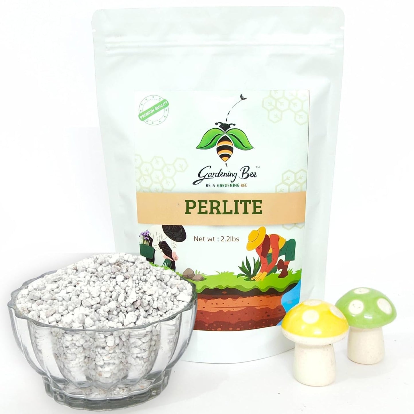 Perlite for Plants (1KG), Hydroponics & Horticulture Terrace Gardening, Essential Soil Conditioner, for Indoor, Outdoor Plants (1 Kilogram)
