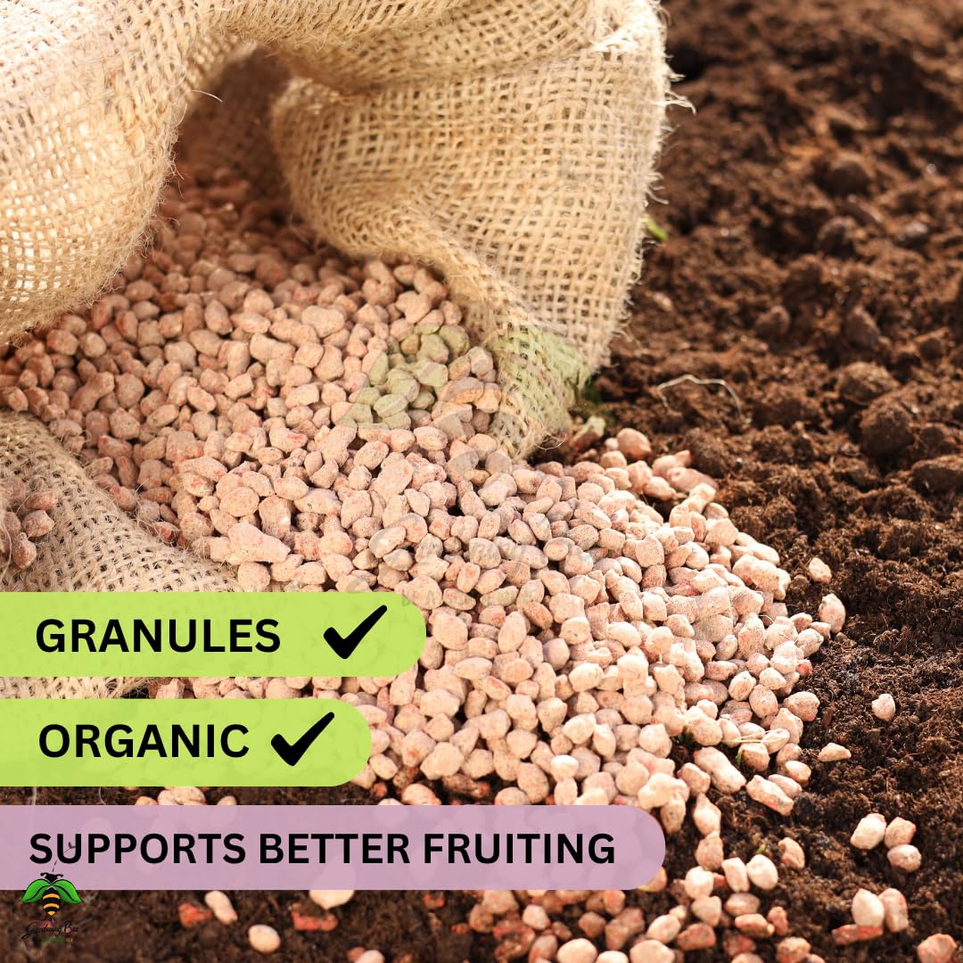Bio Potash, PDM Potash Granules, Organic Manure for Plants, Compost, Flowering and Fruiting Booster, Potted Plants & Gardens 100% Natural for Plant