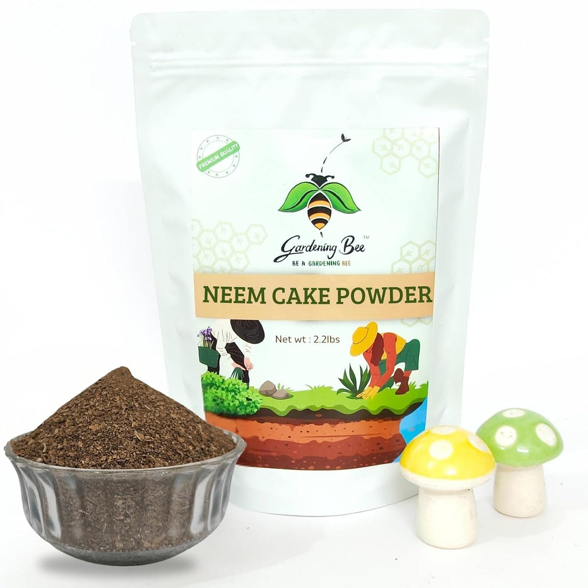 Neem Cake Powder Form, 100% Natural and Organic, Pest Resistant, for Plants, Succulent, Cactus, Orchids, Garden, Neem Khali, Contains Min 5% Neem Oil