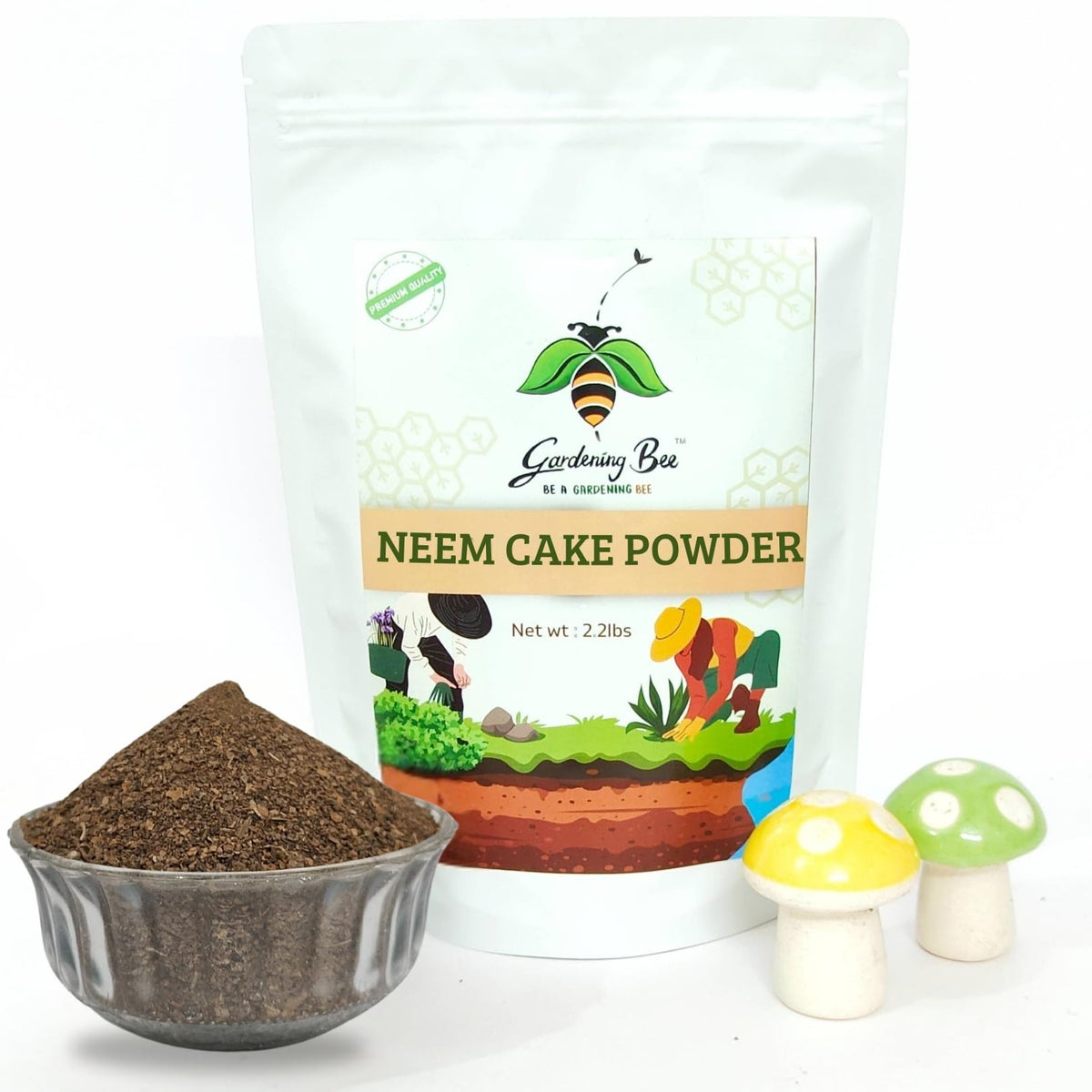 Neem Cake Powder Form, 100% Natural and Organic, Pest Resistant, for Plants, Succulent, Cactus, Orchids, Garden, Neem Khali, Contains Min 5% Neem Oil