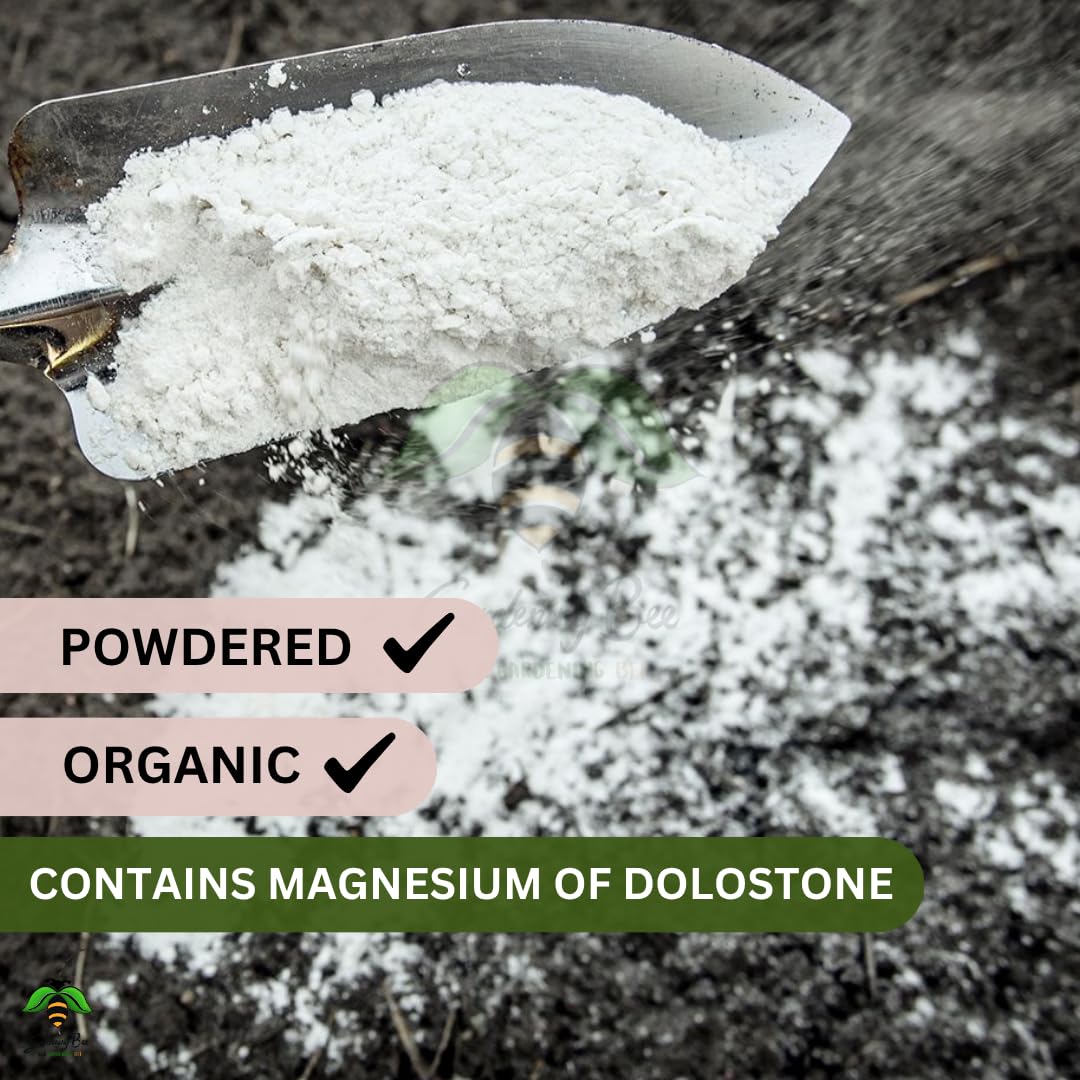 Dolomite Lime Powder for Gardens, Dolostone, Control PH, Calcium Magnesium Supplement for Plant, Soil Additive, Dolomite Chuna, Reduce Acidity, 100% Organic