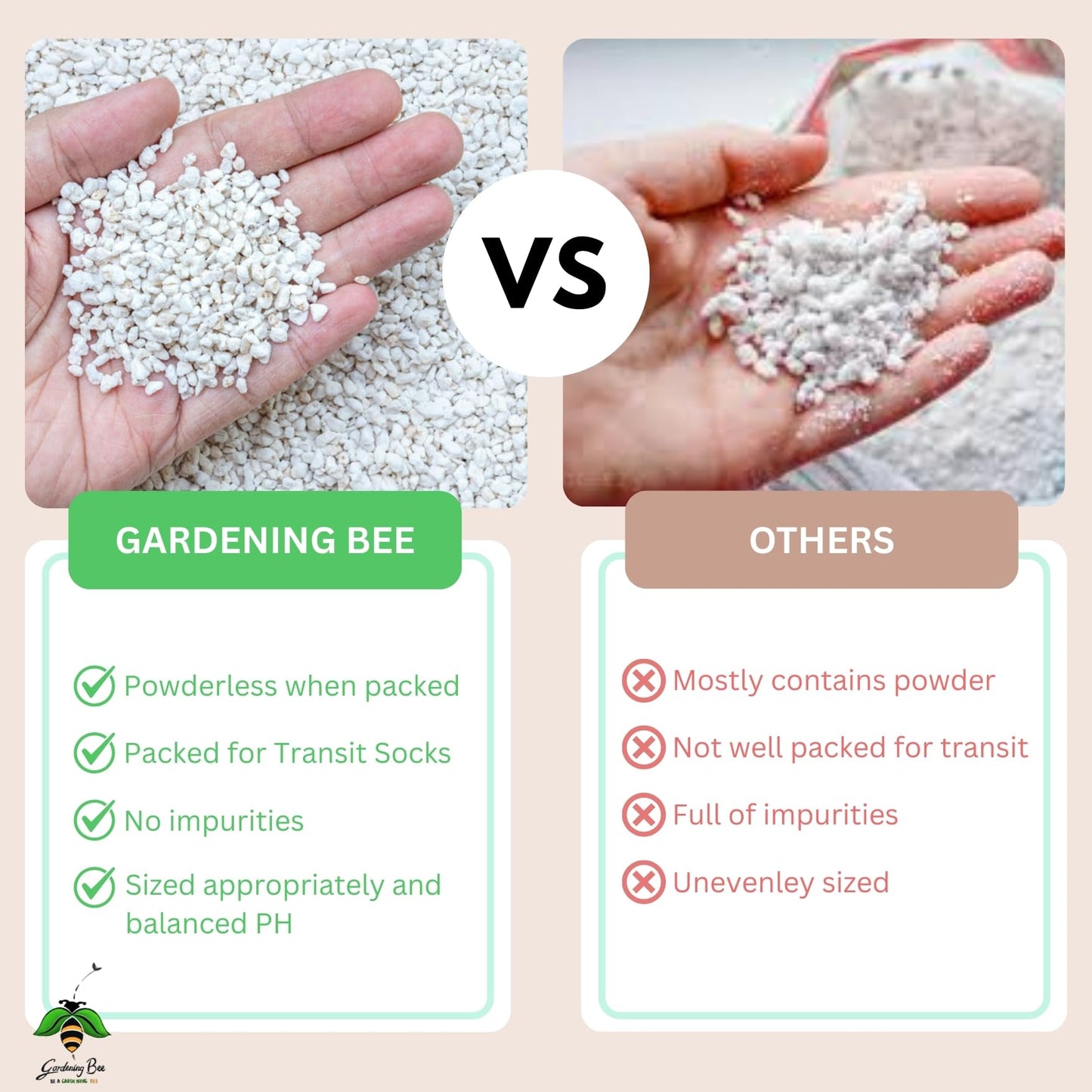 Perlite for Plants (1KG), Hydroponics & Horticulture Terrace Gardening, Essential Soil Conditioner, for Indoor, Outdoor Plants (1 Kilogram)