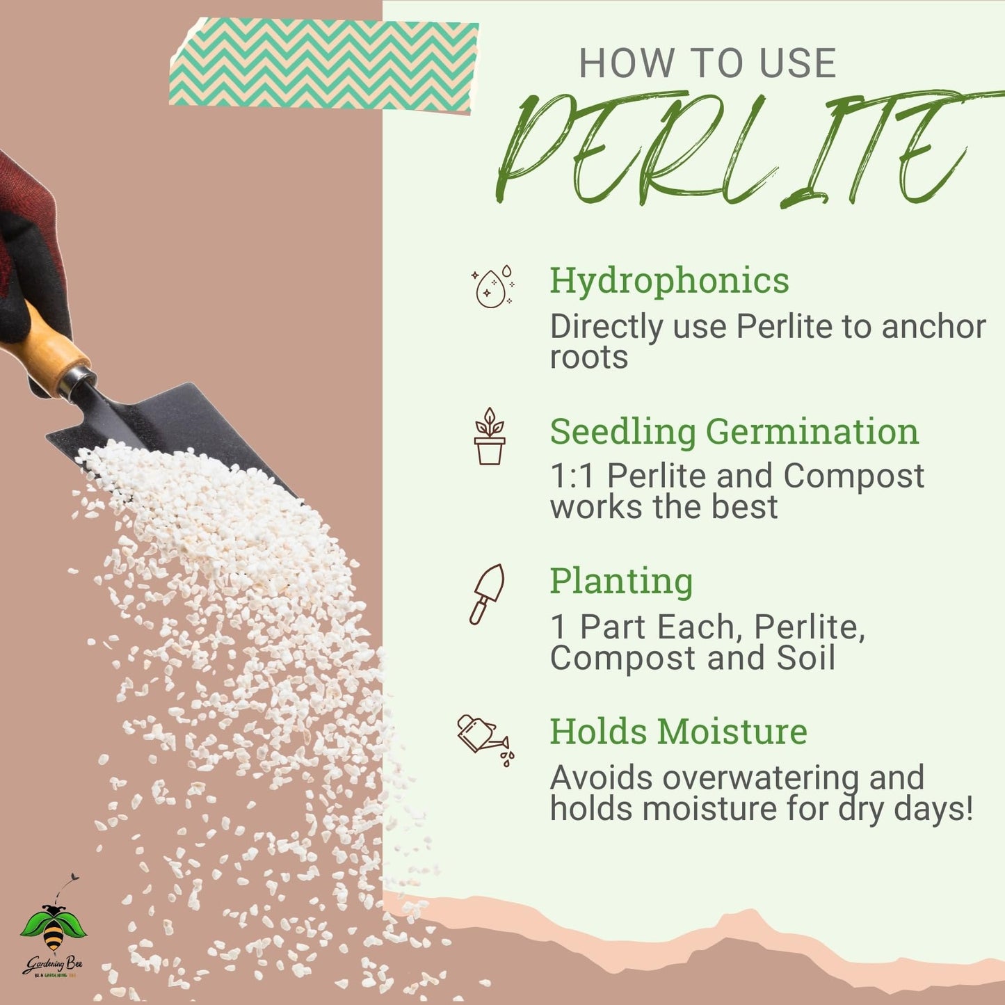 Perlite for Plants (1KG), Hydroponics & Horticulture Terrace Gardening, Essential Soil Conditioner, for Indoor, Outdoor Plants (1 Kilogram)