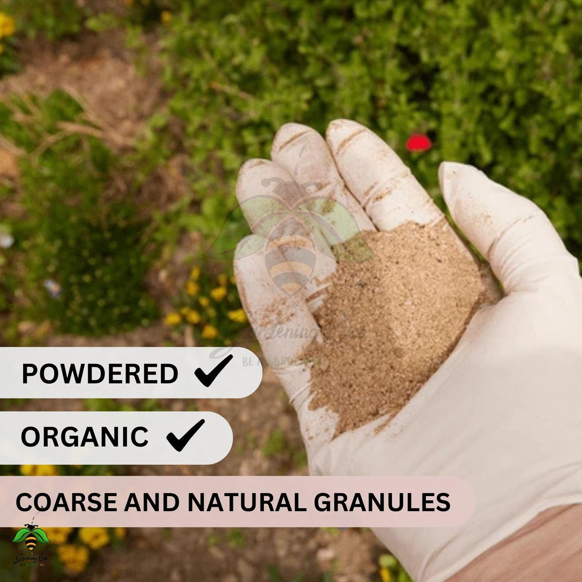 Bone Meal Powder,  Manure for Plants, 100% Organic & Natural, Calcium and Phosphorus, Slow Release, Steamed, Sterlised for Terrace, Balcony Garden