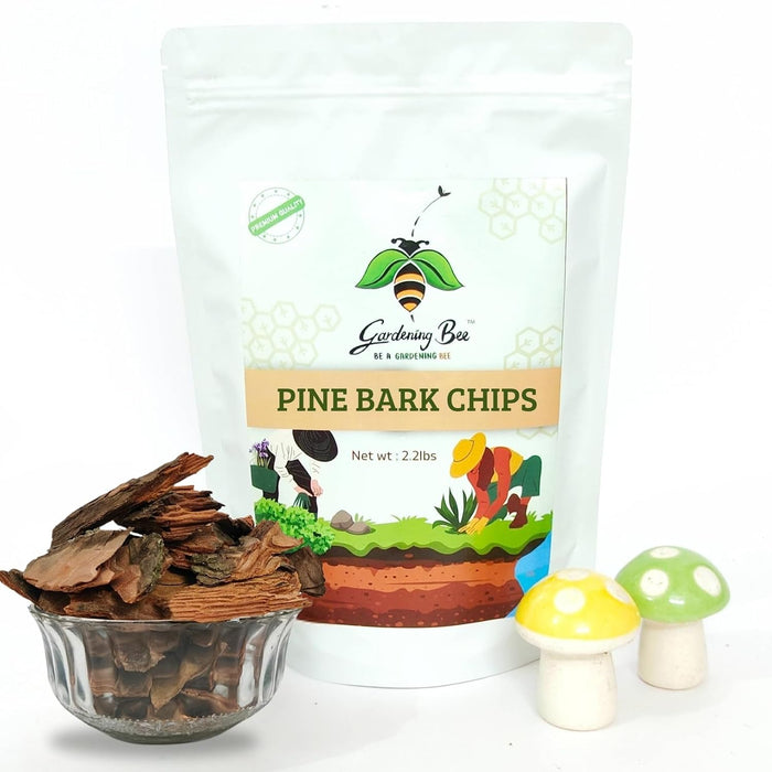 Pine Bark Chips 12-25 MM Size, Ideal for Arial Orchid, Fully Dry, 100% Organic and Natural, for Mature Orchids, Graded to Size, Pine Tree Bark Chip