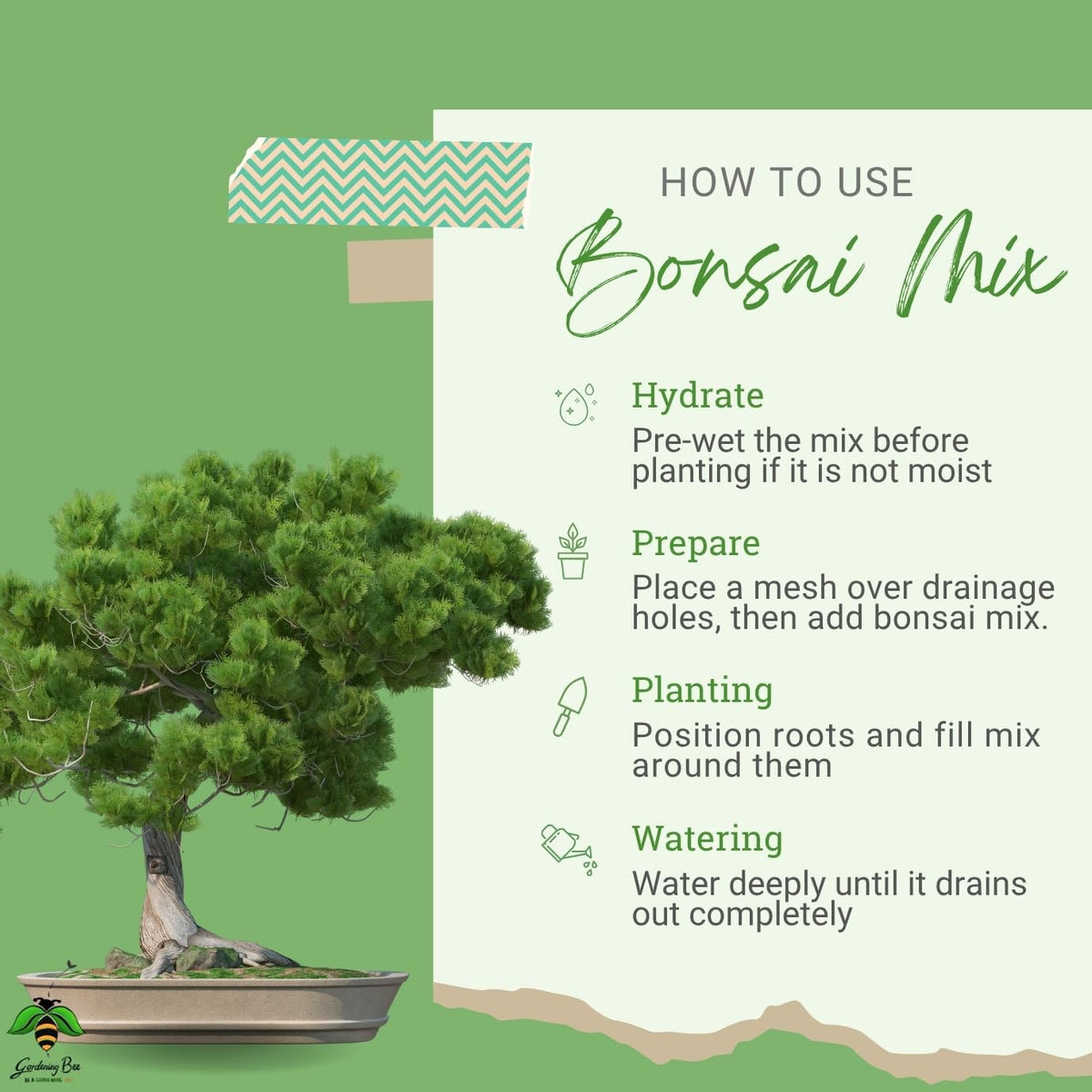 Bonsai Potting Mix Essential Organic Premium Soil for BonsaiMix | Curated by Bonsai Artists | Ready to use Plants Loose, Well-Drained, Porous Holds Optimum Moisture