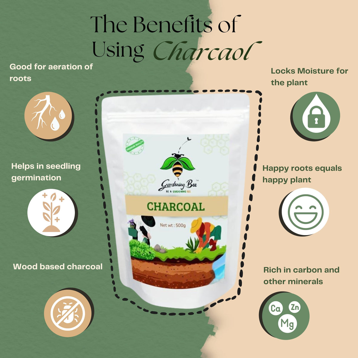 Wood Based Activated Charcoal for Orchid Potting, anthurium Plants, Horticultural Grade, Grilling, Barbecue, Baby Dhoop, BBQ Low Smoke Charcoal