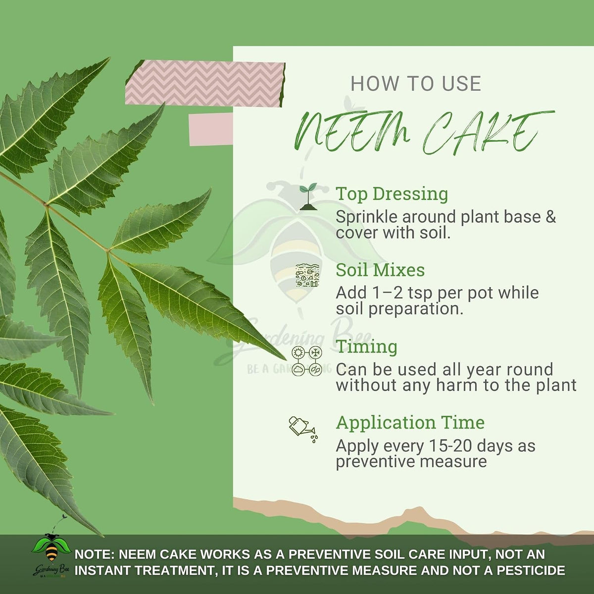 Neem Cake Powder Form, 100% Natural and Organic, Pest Resistant, for Plants, Succulent, Cactus, Orchids, Garden, Neem Khali, Contains Min 5% Neem Oil