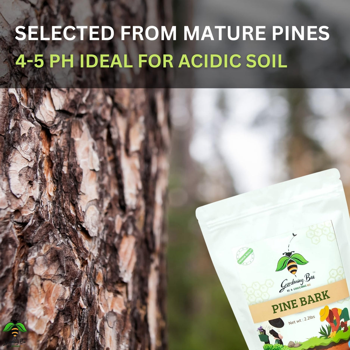Pine Bark Chips 12-25 MM Size, Ideal for Arial Orchid, Fully Dry, 100% Organic and Natural, for Mature Orchids, Graded to Size, Pine Tree Bark Chip
