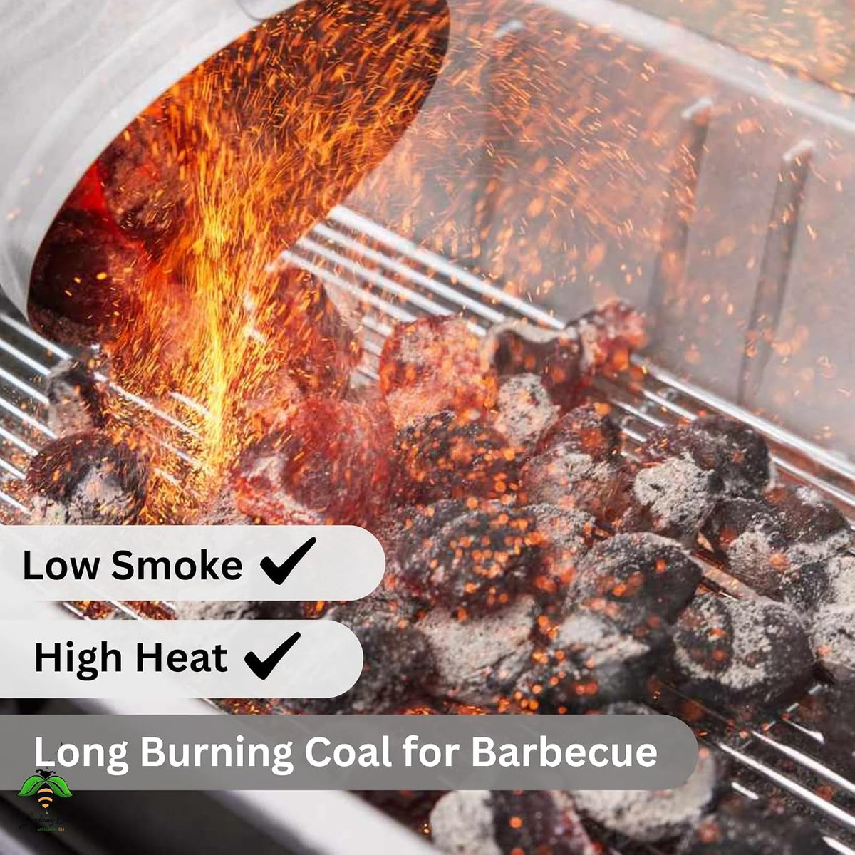 Wood Based Activated Charcoal for Orchid Potting, anthurium Plants, Horticultural Grade, Grilling, Barbecue, Baby Dhoop, BBQ Low Smoke Charcoal