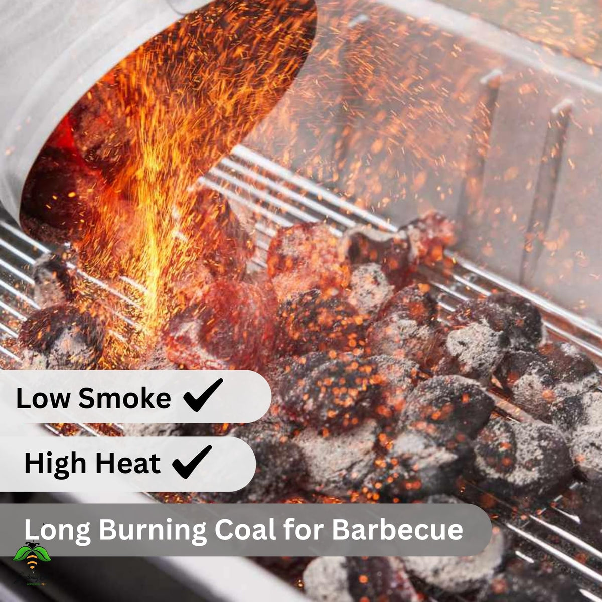 Wood Based Activated Charcoal for Orchid Potting, anthurium Plants, Horticultural Grade, Grilling, Barbecue, Baby Dhoop, BBQ Low Smoke Charcoal