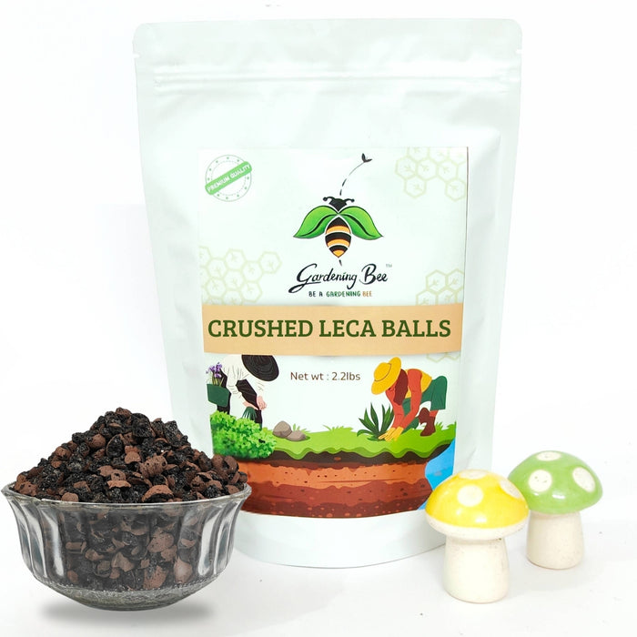 Gardening Bee Crushed Leca – Lightweight Expanded Clay Aggregate for Improved Drainage (1 Kilogram)
