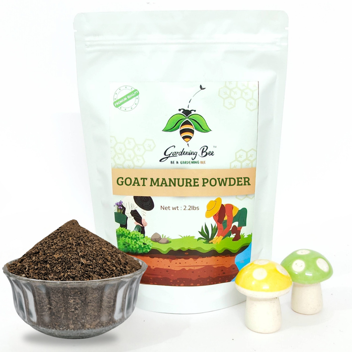 Gardening Bee Goat Manure Powder – Finely Ground Organic Fertilizer for Soil Health (500 Grams)