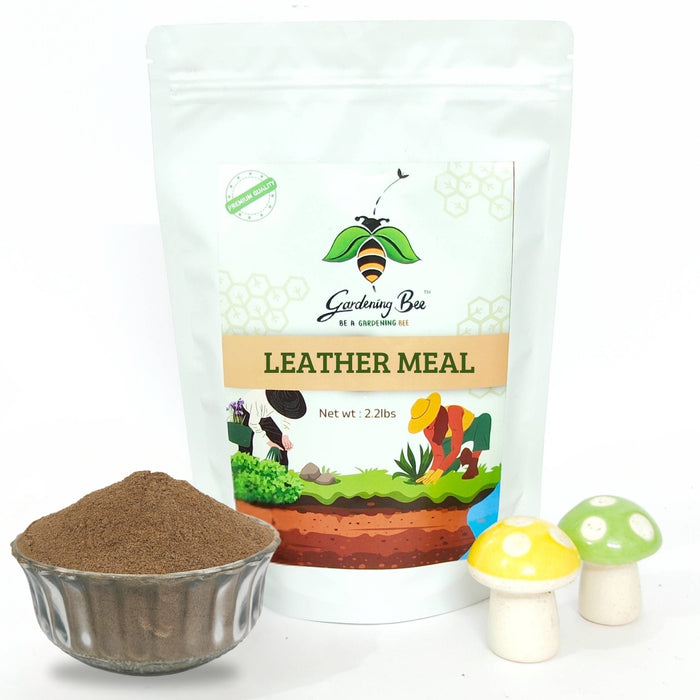 Gardening Bee Leather Meal – Organic Nitrogen-Rich Fertilizer for Plant Growth (1 Kilogram)